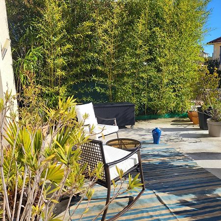 Studio Independant Avec Terrasse A Juan Les Pins Antibes Exterior foto