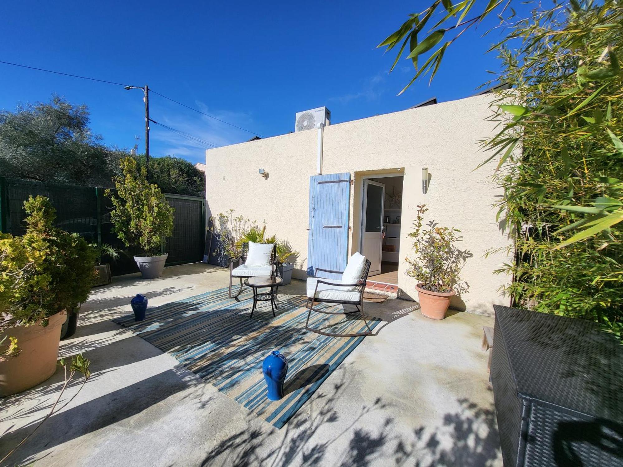 Studio Independant Avec Terrasse A Juan Les Pins Antibes Exterior foto